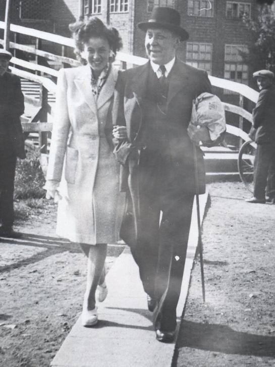 Lucy Minnens en haar opa