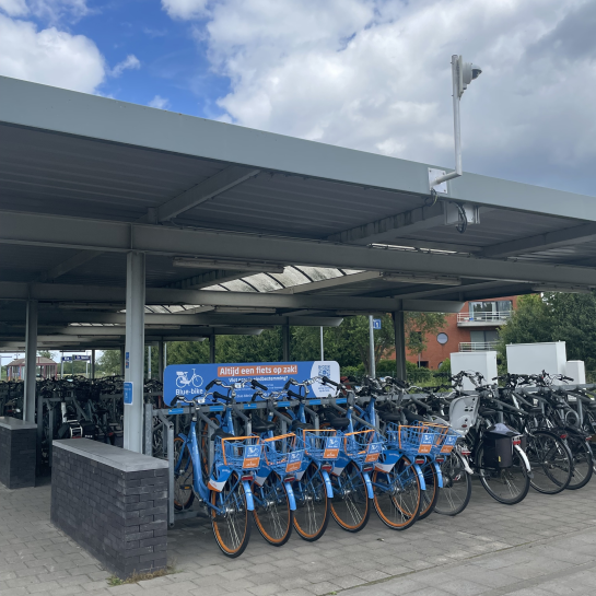 Blue-bike station Eke-Nazareth