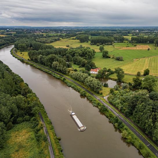 De Schelde in Zevergem